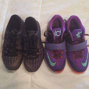 Kids KD Nike sneakers  size 2 and 3